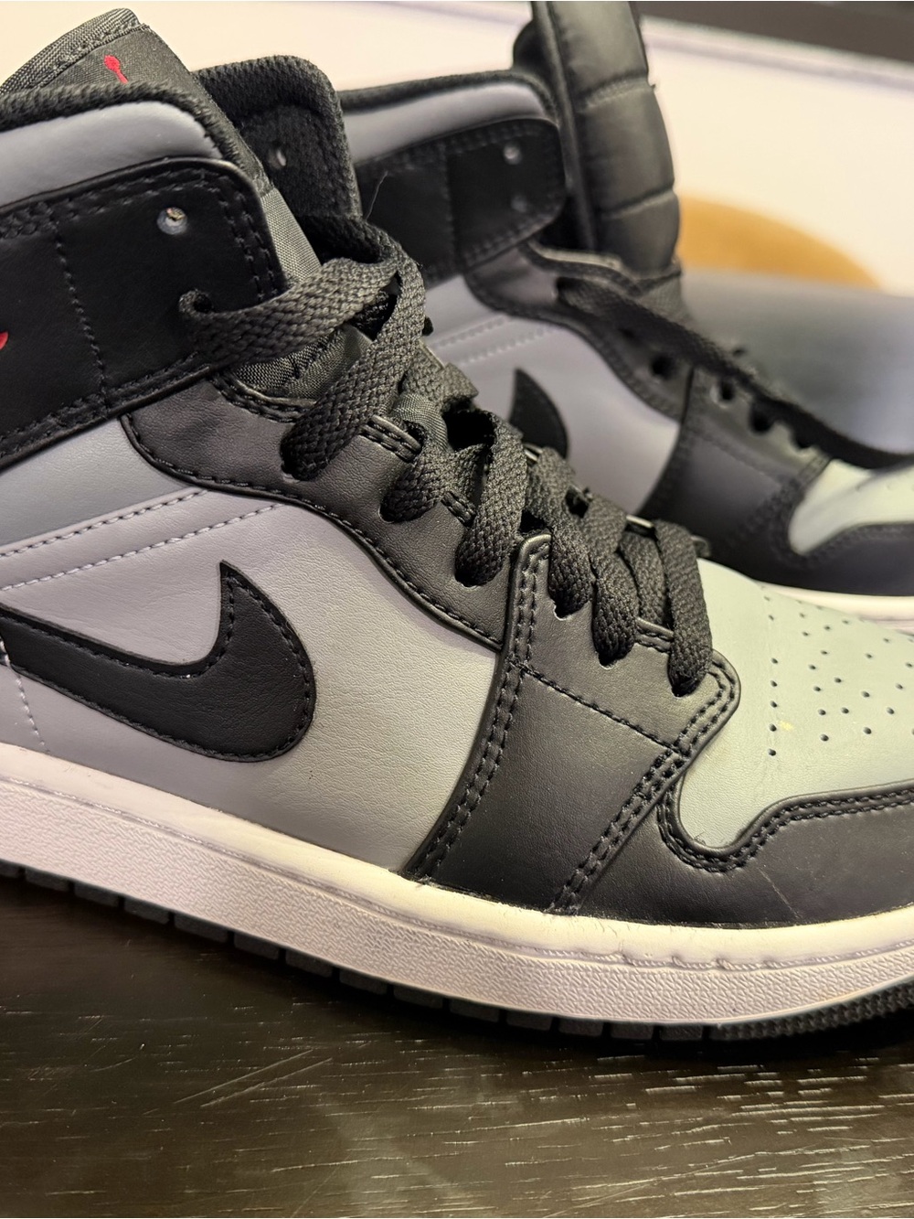 Nike Air Jordan 1 High Top Sneakers - Black & Gray